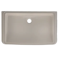 TOTO Rectangular Undermount Bathroom Sink with CEFIONTECT, Bone, Vitreous China, LT191G#03
