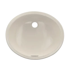 TOTO Rendezvous Oval Undermount Bathroom Sink with CEFIONTECT, Sedona Beige, Vitreous China, LT579G#12