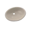 TOTO Rendezvous Oval Undermount Bathroom Sink with CEFIONTECT, Bone, Vitreous China, LT579G#03