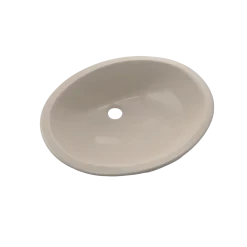 TOTO Rendezvous Oval Undermount Bathroom Sink with CEFIONTECT, Bone, Vitreous China, LT579G#03