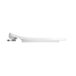 TOTO RP Compact SoftClose Non Slamming, Slow Close Elongated Toilet Seat and Lid, Cotton White, Plastic, SS227#01