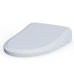 TOTO S7 WASHLET+ Electronic Bidet Toilet Seat with EWATER+ Bowl and Wand Cleaning and Classic Lid, Elongated, Cotton White, Plastic, SW4724AT40#01