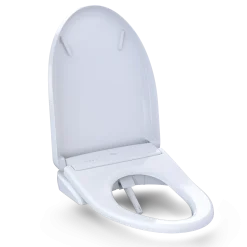 TOTO S7 WASHLET+ Electronic Bidet Toilet Seat with EWATER+ Bowl and Wand Cleaning and Classic Lid, Elongated, Cotton White, Plastic, SW4724AT40#01