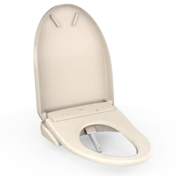 TOTO S7 WASHLET Electronic Bidet Toilet Seat with EWATER+ Bowl and Wand Cleaning, Classic Lid, Elongated, Sedona Beige, Plastic, SW4724#12