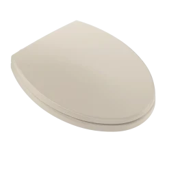 TOTO SoftClose Non Slamming, Slow Close Elongated Toilet Seat and Lid, Bone, Plastic, SS114#03