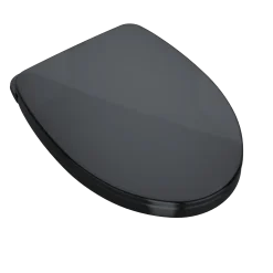 TOTO SoftClose Non Slamming, Slow Close Elongated Toilet Seat and Lid, Ebony, Plastic, SS124#51