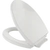 TOTO SoftClose Non Slamming, Slow Close Elongated Toilet Seat and Lid, Colonial White, Plastic, SS114#11