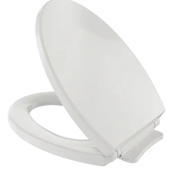 TOTO SoftClose Non Slamming, Slow Close Elongated Toilet Seat and Lid, Colonial White, Plastic, SS114#11