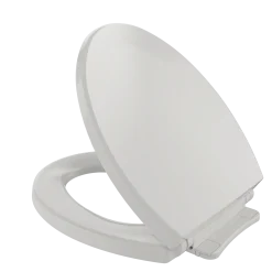TOTO SoftClose Non Slamming, Slow Close Round Toilet Seat and Lid, Colonial White, Plastic, SS113#11