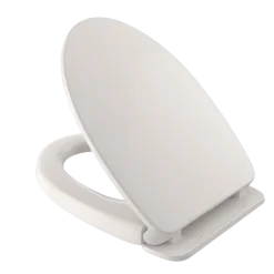 TOTO SoftClose Non Slamming, Slow Close Elongated Toilet Seat and Lid, Colonial White, Plastic, SS124#11