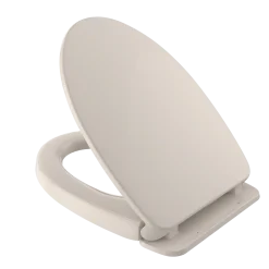 TOTO SoftClose Non Slamming, Slow Close Elongated Toilet Seat and Lid, Sedona Beige, Plastic, SS124#12