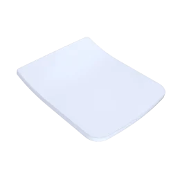 TOTO SoftClose Slim Square Non-Slamming Seat and Lid for SP Wall-Hung Toilet, Cotton White- Urea Resin, SS249R#01