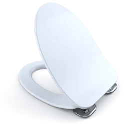 TOTO SoftClose Ultra Slim, Non-Slamming Toilet Seat and Lid, Cotton White, Urea Resin, SS234#01