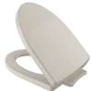 TOTO Soire SoftClose Non Slamming, Slow Close Elongated Toilet Seat and Lid, Bone, Plastic, SS214#03