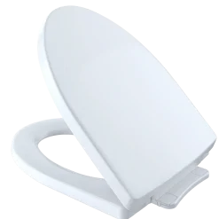 TOTO Soire SoftClose Non Slamming, Slow Close Elongated Toilet Seat and Lid, Cotton White, Plastic, SS214#01