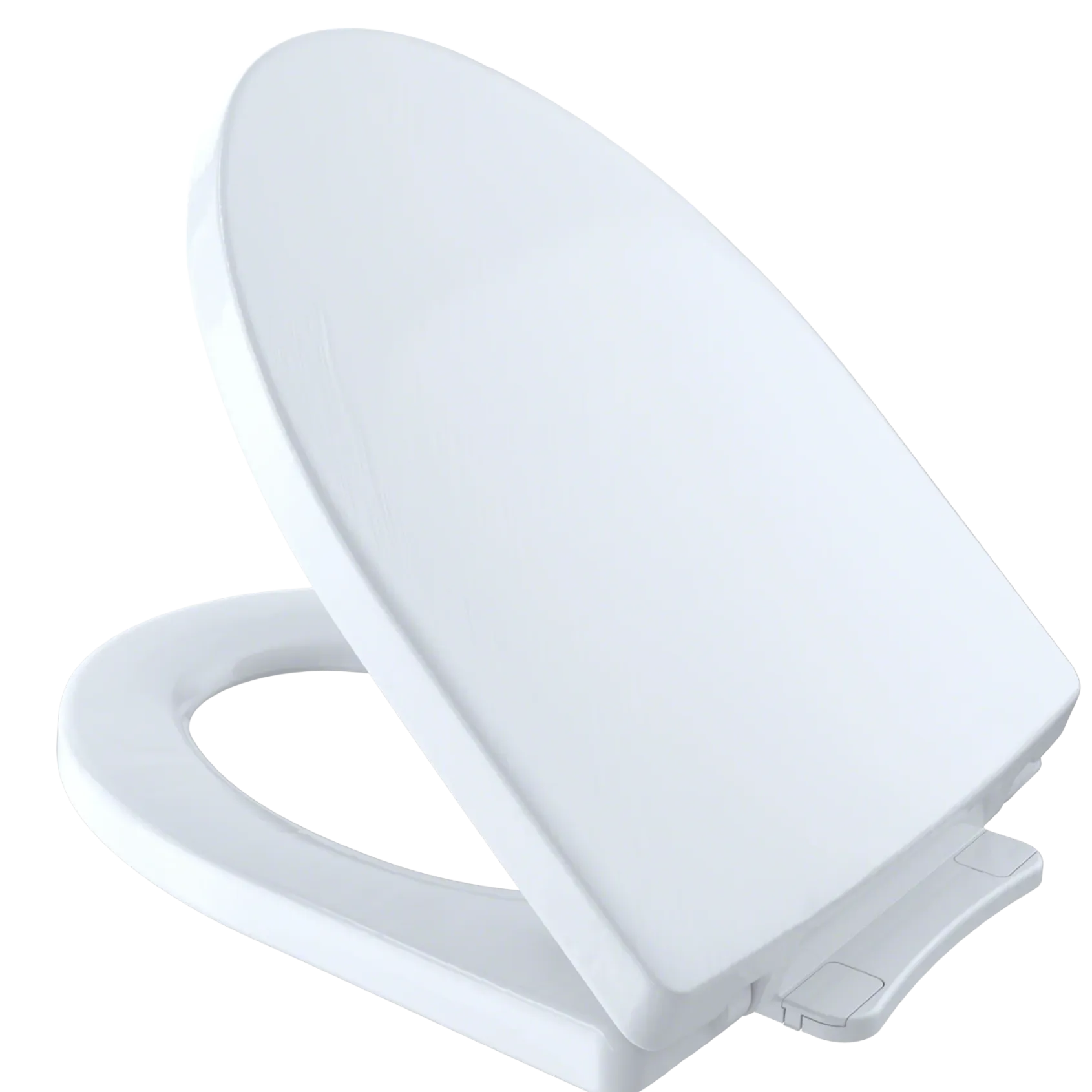 TOTO Soire SoftClose Non Slamming, Slow Close Elongated Toilet Seat and Lid, Cotton White, Plastic, SS214#01