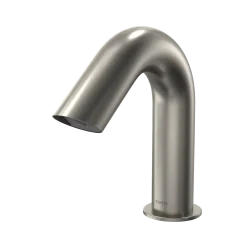 TOTO Standard R ECOPOWER 0.5 GPM Touchless Bathroom Faucet with Thermostatic Mixing Valve, 10 Second On-Demand Flow, Brushed Nickel, Brass, T28S51ET#BN