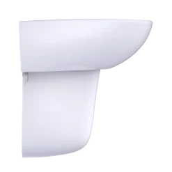 TOTO Supreme Oval Wall-Mount Bathroom Sink with CEFIONTECT and Shroud for 8 Inch Center Faucets, Cotton White, Vitreous China, LHT241.8G#01
