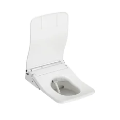 TOTO SW WASHLET+ Ready Square Electronic Bidet Toilet Seat with Auto Flush Ready Cotton White, Plastic, SW4549AT60#01