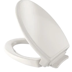 TOTO Traditional SoftClose Non Slamming, Slow Close Elongated Toilet Seat and Lid, Sedona Beige, Plastic, SS154#12