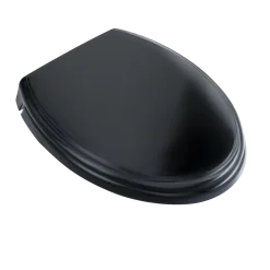 TOTO Traditional SoftClose Non Slamming, Slow Close Elongated Toilet Seat and Lid, Ebony, Plastic, SS154#51