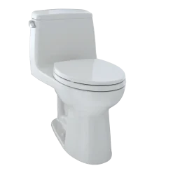 TOTO UltraMax One-Piece Elongated 1.6 GPF ADA Compliant Toilet, Colonial White, Vitreous China, MS854114SL#11