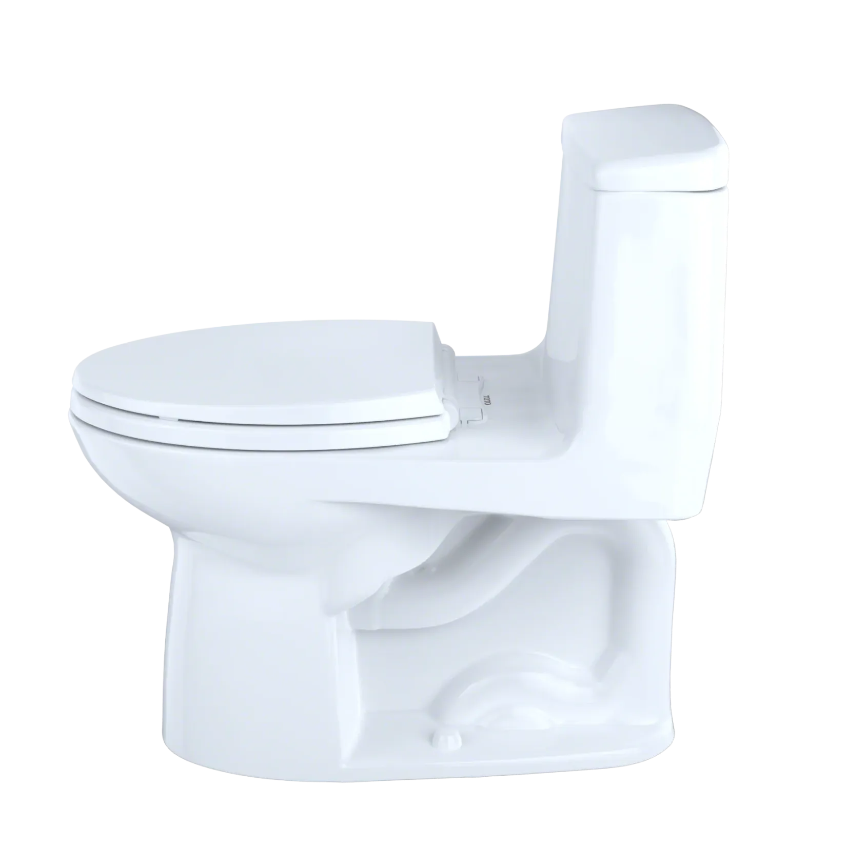 TOTO UltraMax One-Piece Elongated 1.6 GPF Toilet, Cotton White, Vitreous China, MS854114S#01