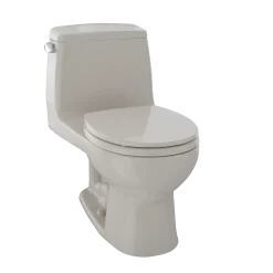 TOTO UltraMax One-Piece Round Bowl 1.6 GPF Toilet, Bone, Vitreous China, MS853113S#03