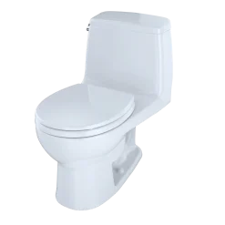 TOTO UltraMax One-Piece Round Bowl 1.6 GPF Toilet, Colonial White, Vitreous China, MS853113S#11