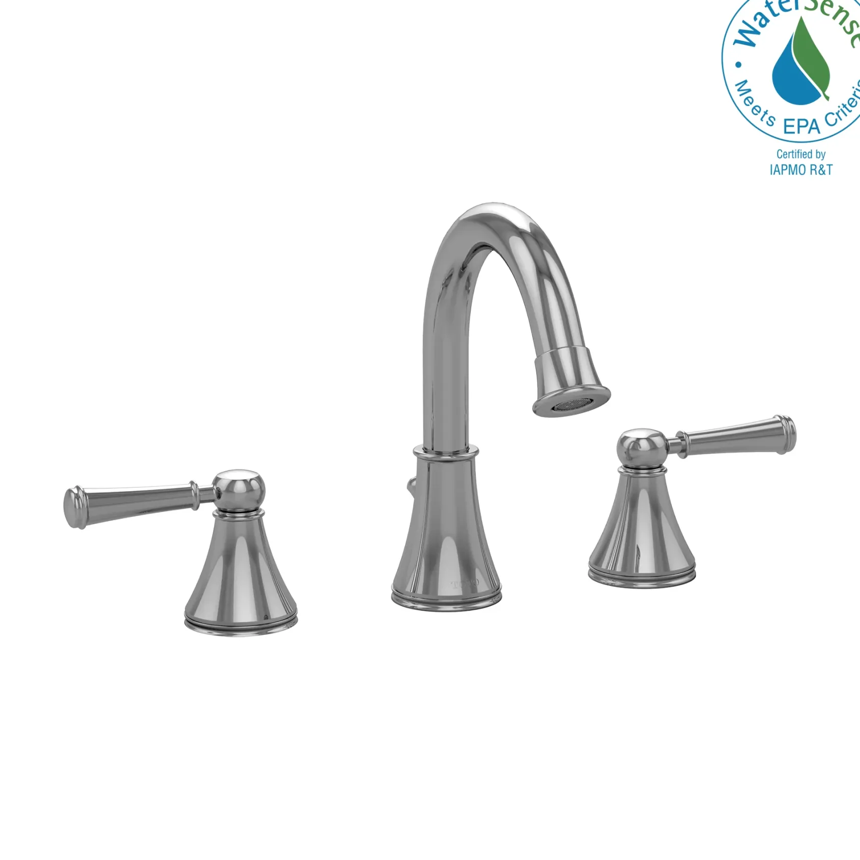 TOTO Vivian Alta Two Handle Widespread 1.5 GPM Bathroom Sink Faucet, Polished Chrome, Brass, TL220DD1H#CP