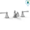 TOTO Vivian Two Handle Widespread 1.5 GPM Bathroom Sink Faucet, Polished Chrome, Brass, TL220DD1#CP