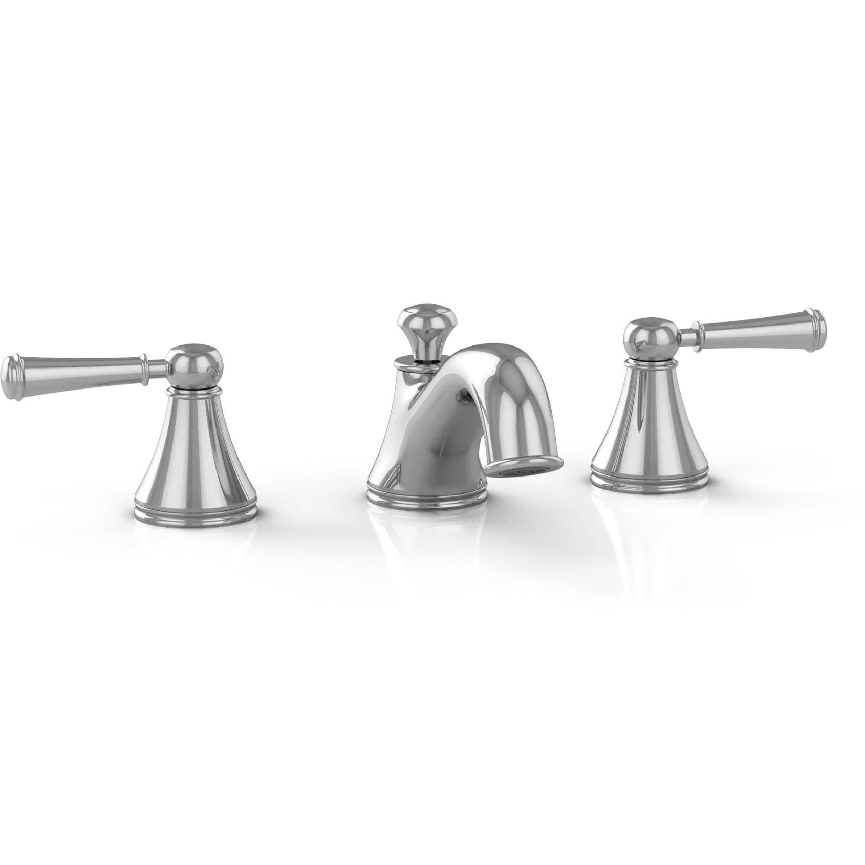 TOTO Vivian Two Handle Widespread 1.5 GPM Bathroom Sink Faucet, Polished Chrome, Brass, TL220DD1#CP