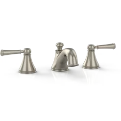 TOTO Vivian Two Handle Widespread 1.2 GPM Bathroom Sink Faucet, Brushed Nickel, Brass, TL220DD112#BN