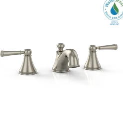 TOTO Vivian Two Handle Widespread 1.2 GPM Bathroom Sink Faucet, Brushed Nickel, Brass, TL220DD112#BN