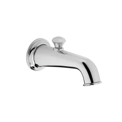 TOTO Vivian Wall Tub Spout with Diverter, Polished Chrome, Brass, TS220EV#CP