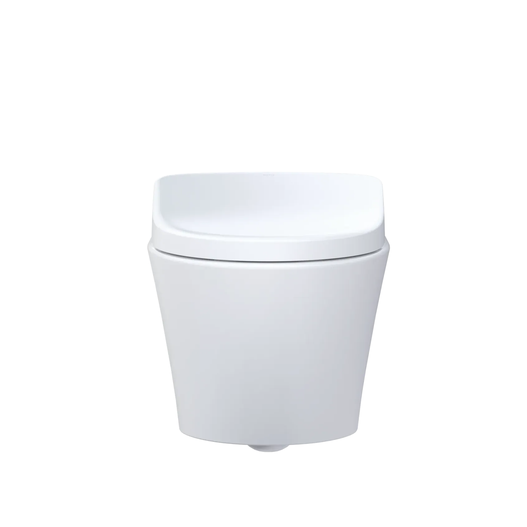 TOTO WASHLET+ AP Wall-Hung Elongated Toilet with S7 Contemporary Bidet Seat and DuoFit In-Wall 0.9 and 1.28 GPF Dual-Flush Tank System, Matte Silver, Vitreous China|Plastic, CWT4264726CMFG#MS