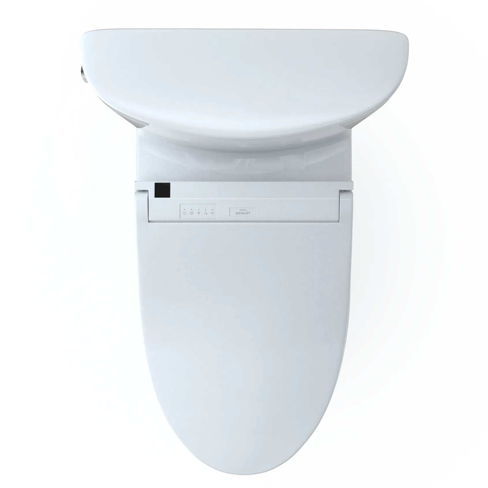 TOTO WASHLET+ Aquia IV Arc Two-Piece Elongated Dual Flush 1.28 and 0.9 GPF Toilet with C5 Bidet Seat, Cotton White, Vitreous China|Plastic, MW4483084CEMFGN#01