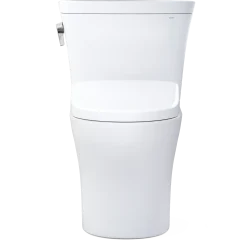 TOTO WASHLET+ Aquia IV Arc Two-Piece Elongated Dual Flush 1.28 and 0.9 GPF Toilet with S7A Contemporary Bidet Seat, Cotton White, Vitreous China|Plastic, MW4484736CEMFGN#01