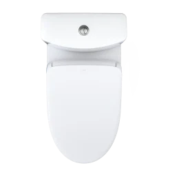 TOTO WASHLET+ Aquia IV One-Piece Elongated Dual Flush 1.28 and 0.9 GPF Toilet with S7 Contemporary Electric Bidet Seat, Cotton White, Vitreous China|Plastic, MW6464726CEMFGN#01