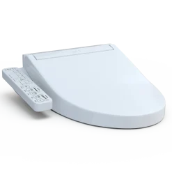 TOTO WASHLET C2 Electronic Bidet Toilet Seat with PREMIST and EWATER+ Wand Cleaning, Elongated, Cotton White, Plastic, SW3074#01