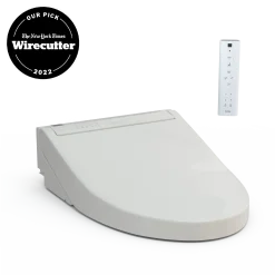 TOTO WASHLET C5 Electronic Bidet Toilet Seat with PREMIST and EWATER+ Wand Cleaning, Elongated, Sedona Beige, Plastic, SW3084#12