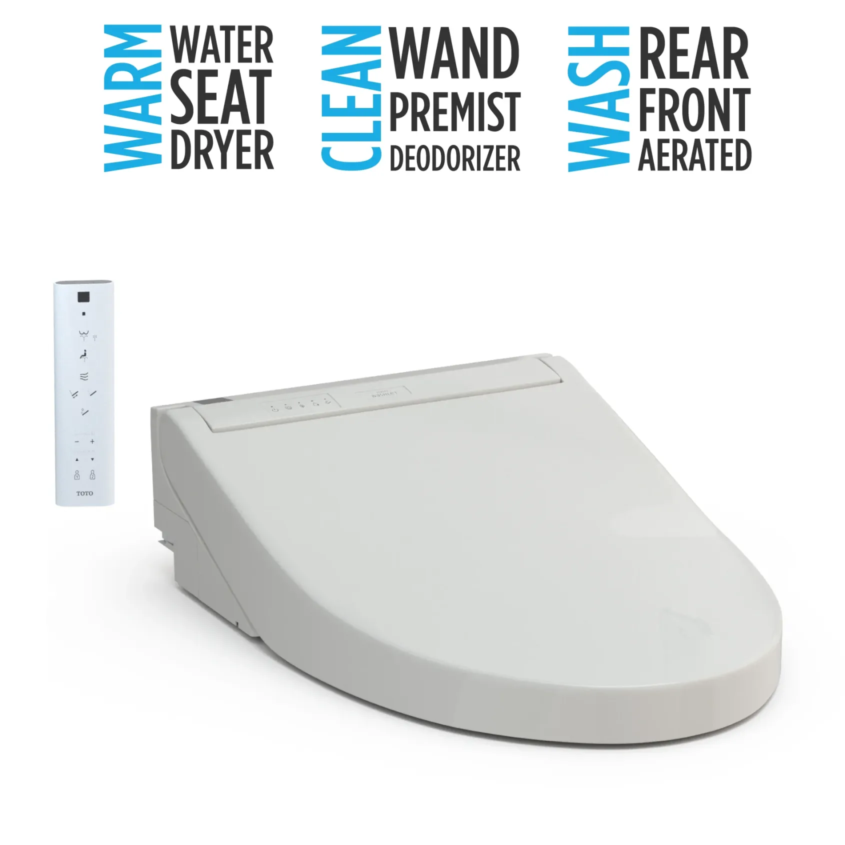 TOTO WASHLET C5 Electronic Bidet Toilet Seat with PREMIST and EWATER+ Wand Cleaning, Elongated, Sedona Beige, Plastic, SW3084#12