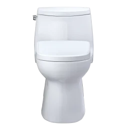 TOTO WASHLET+ Carlyle II 1G One-Piece Elongated 1.0 GPF Toilet with Auto Flush WASHLET+ S7 Contemporary Bidet Seat, Cotton White, Vitreous China|Plastic, MW6144726CUFGA#01