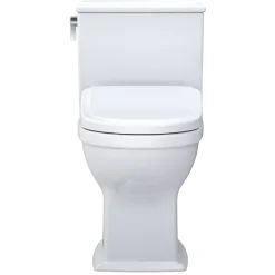 TOTO WASHLET+ Connelly Two-Piece Elongated Dual Flush 1.28 and 0.9 GPF Toilet and Classic WASHLET S7 Contemporary Bidet Seat with Auto Flush, Cotton White, Vitreous China|Plastic, MW4944724CEMFGA#01