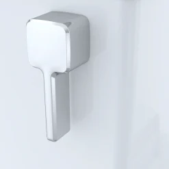 TOTO WASHLET+ Connelly Two-Piece Elongated Dual Flush 1.28 and 0.9 GPF Toilet and Classic WASHLET S7 Contemporary Bidet Seat with Auto Flush, Cotton White, Vitreous China|Plastic, MW4944724CEMFGA#01