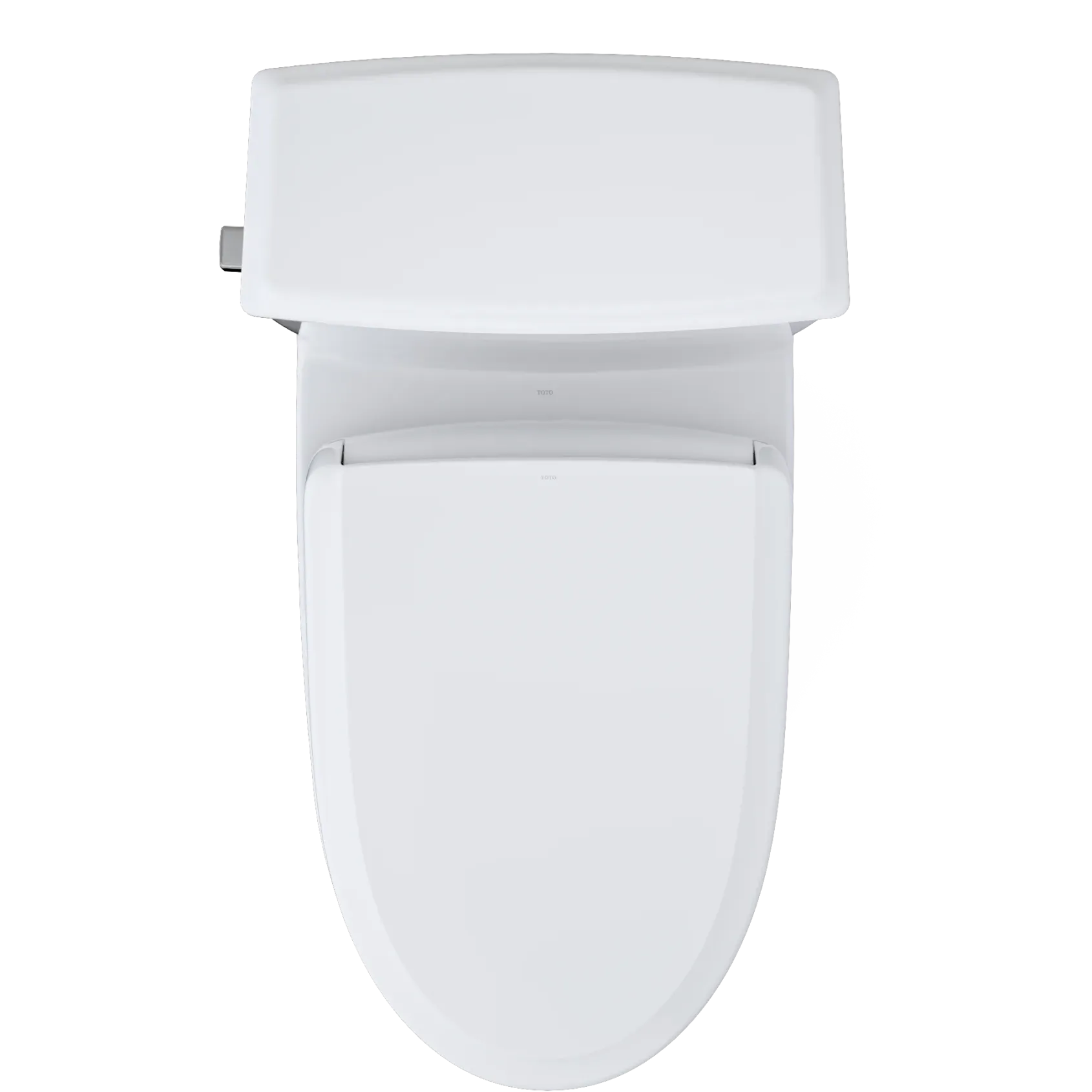 TOTO WASHLET+ Connelly Two-Piece Elongated Dual Flush 1.28 and 0.9 GPF Toilet and Classic WASHLET S7 Classic Bidet Seat, Cotton White, Vitreous China|Plastic, MW4944724CEMFG#01