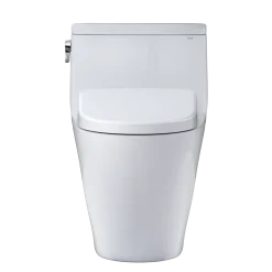 TOTO WASHLET+ Nexus 1G One-Piece Elongated 1.0 GPF Toilet with Auto Flush S7A Contemporary Bidet Seat, Cotton White, Vitreous China|Plastic, MW6424736CUFGA#01