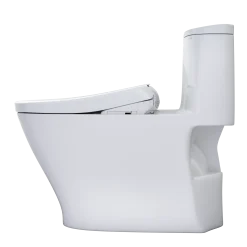 TOTO WASHLET+ Nexus 1G One-Piece Elongated 1.0 GPF Toilet with S7 Contemporary Bidet Seat, Cotton White, Vitreous China|Plastic, MW6424726CUFG#01