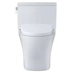TOTO WASHLET+ Nexus Two-Piece Elongated 1.28 GPF Toilet with Auto Flush S7 Contemporary Bidet Seat, Cotton White, Vitreous China|Plastic, MW4424726CEFGA#01