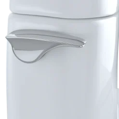 TOTO WASHLET+ UltraMax II 1G One-Piece Elongated 1.0 GPF Toilet and WASHLET+ C5 Bidet Seat, Cotton White, Vitreous China|Plastic, MW6043084CUFG#01